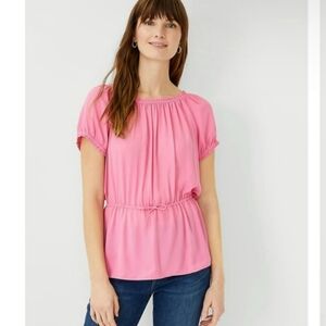 Ann Taylor Pink Women's Top size S
